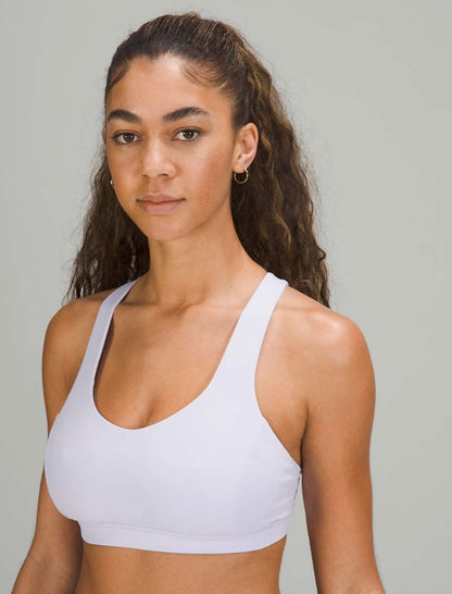 Lululemon Free to Be Serene Bra *Light Support, C/D Cup Pastel Blue - 10