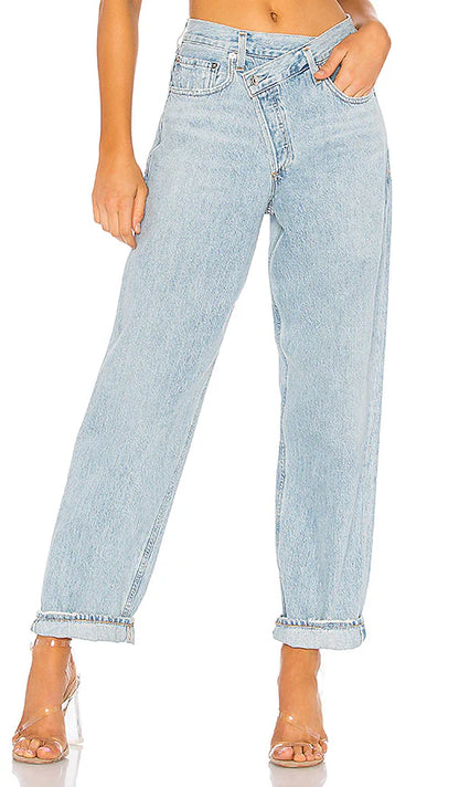 Agolde Criss Cross Upsized Jean in Suburbia - 23