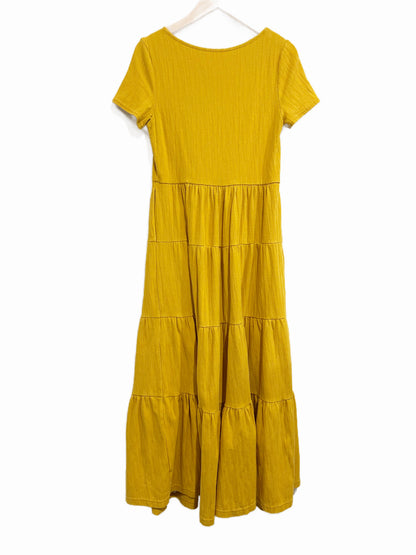 Anthropologie Maeve Gillian Tiered Maxi Dress in Honey - XSP