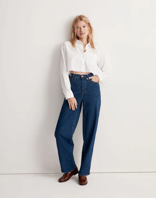 Madewell The Perfect Vintage Wide-Leg Jean in Fairdale Wash - 28