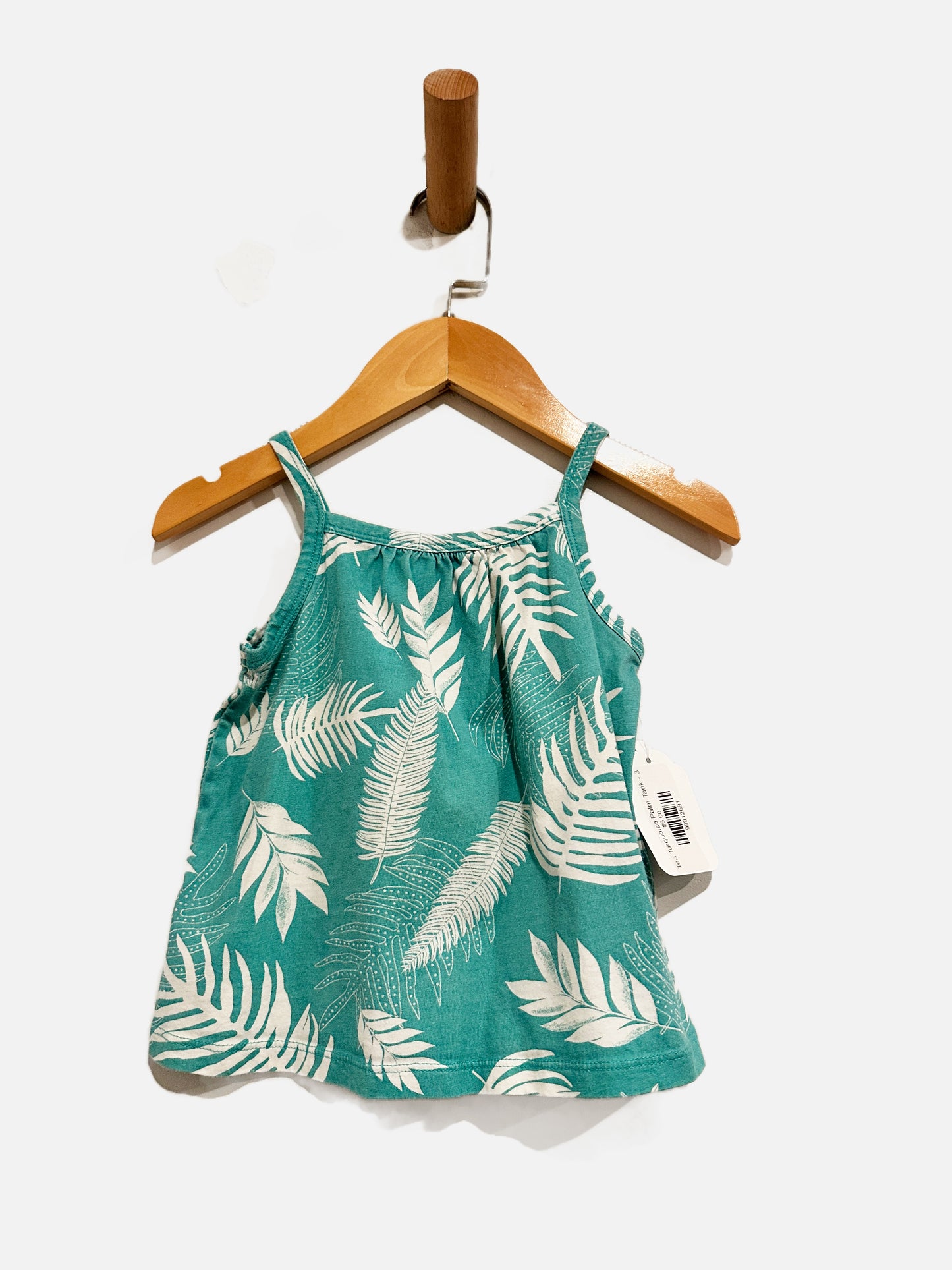 Tea Turquoise Palm Tank - 3