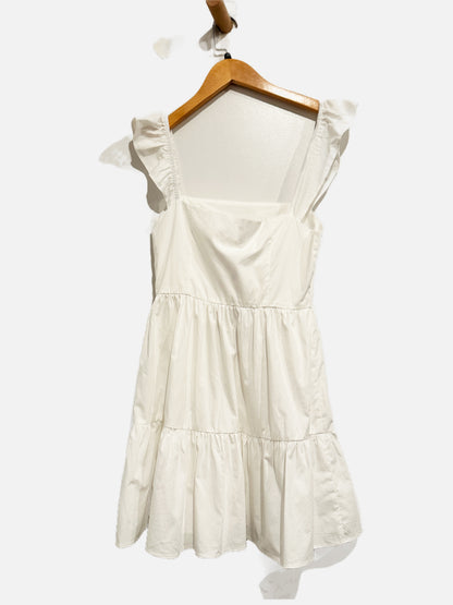 Beginning Boutique Adair White Mini Dress - 2/XS