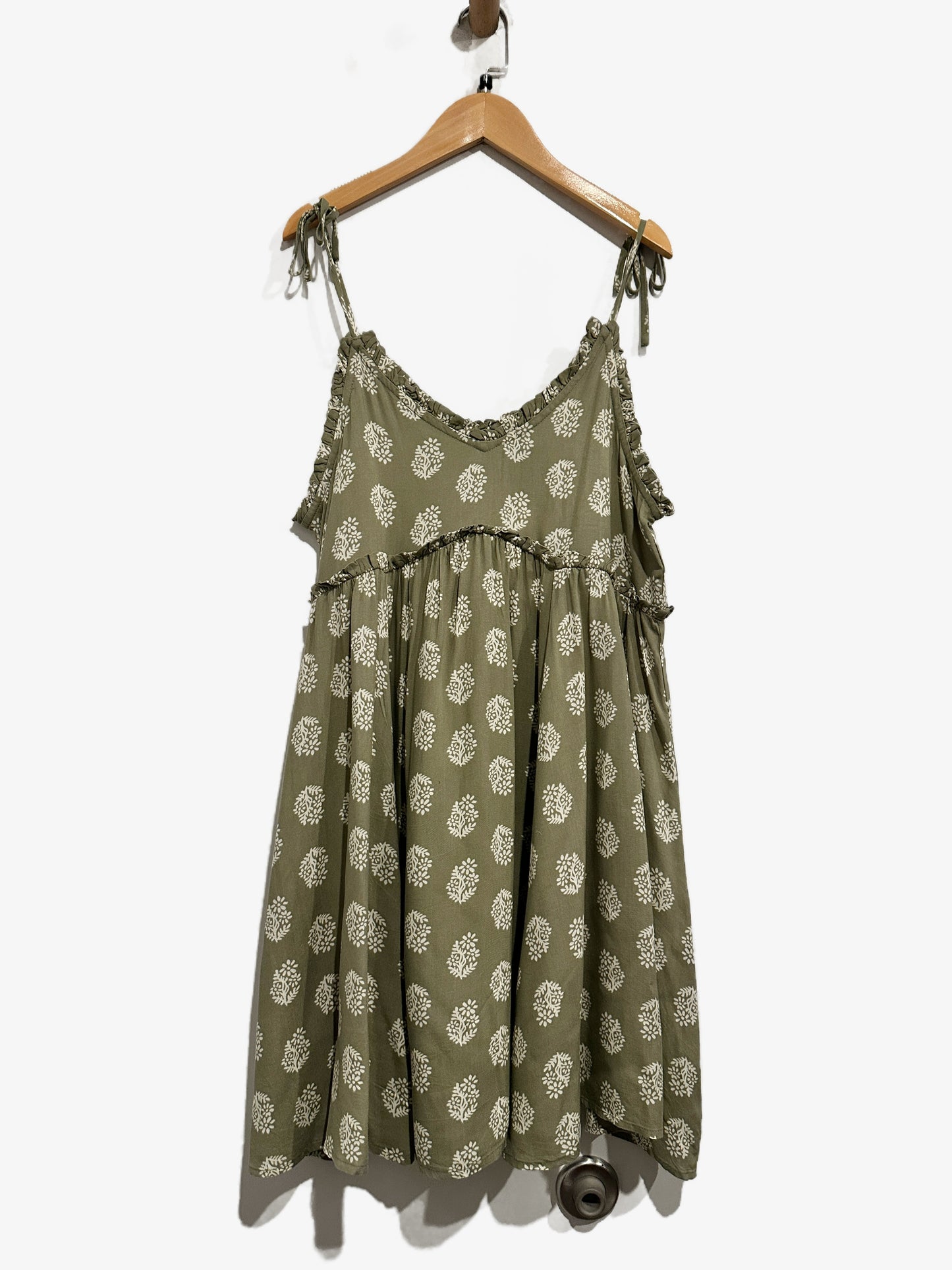 Patrons of Peace Malibu Dress in Sage - Medium