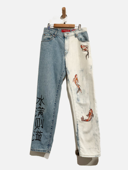 Levi's 550 Hand Painted Koi Jeans - 6