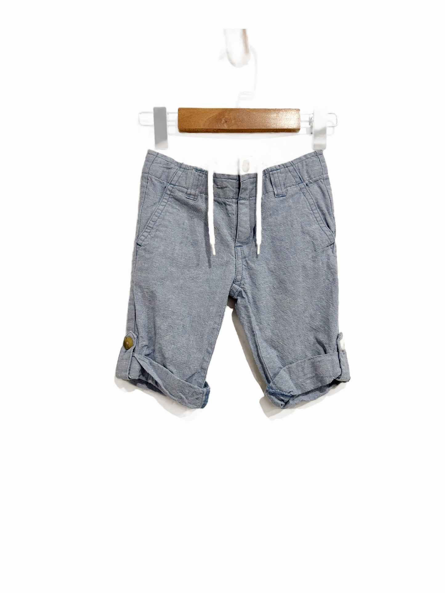 Janie & Jack Chambray Pants - 6-12m
