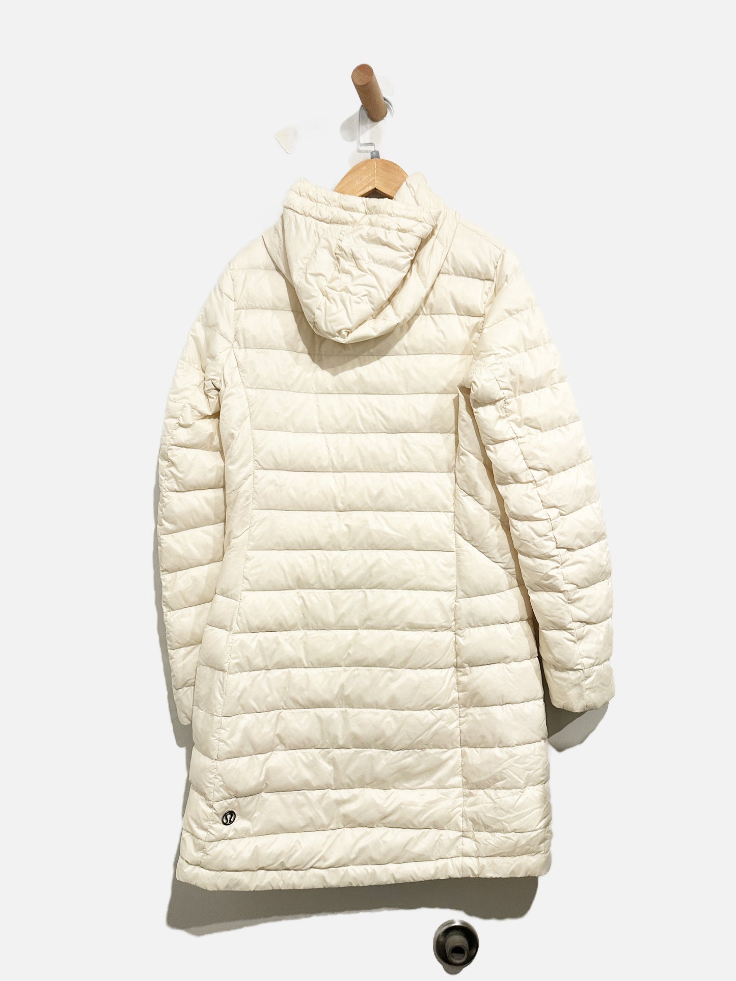 Lululemon Cream Long Puffer Jacket - 4