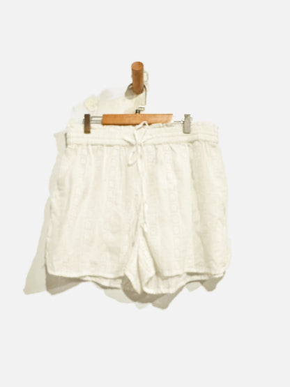 MNG White Eyelet Shorts - Small