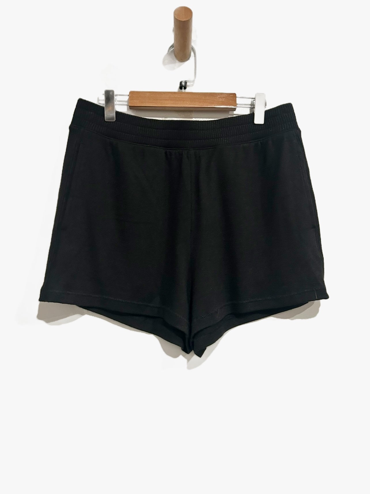 Rag & Bone Black Knit Shorts - Medium