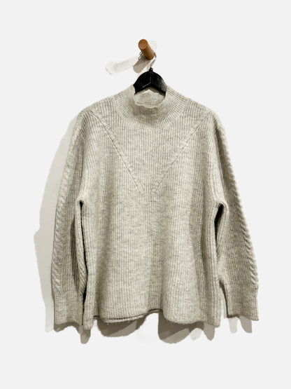 Cotton On Gray Mock Neck Sweater - Medium