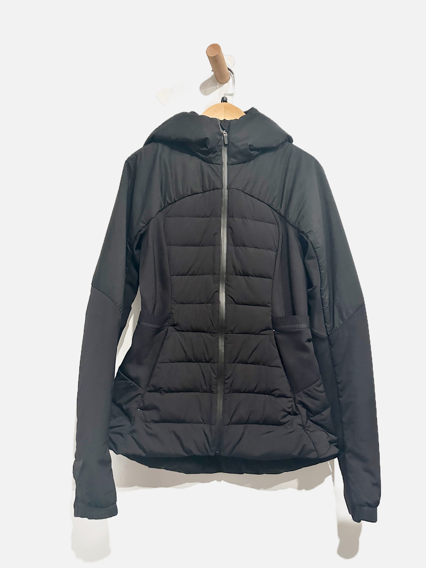 Lululemon Down for it All Black Hooded Puffer Jacket - 4