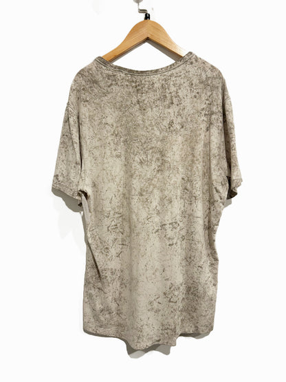 Lululemon All Yours Cotton T-Shirt in Cirrus Wash White Opal Raw Linen Rover - Small