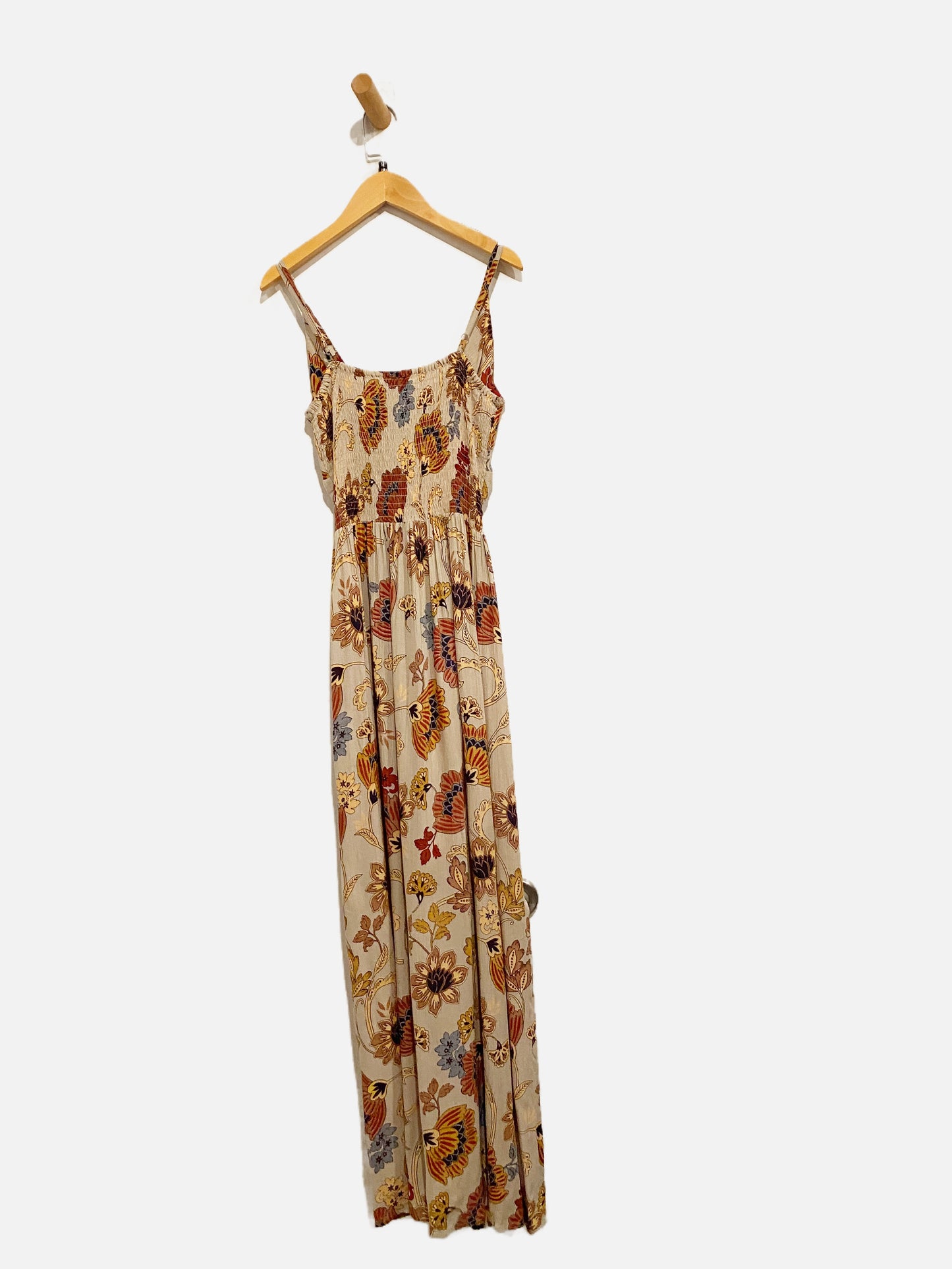 Angie NWT Brown Floral Maxi Dress - Medium