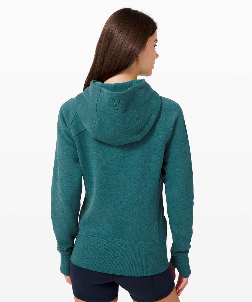 Lululemon Scuba Hoodie in Heathered Desert Teal - 8