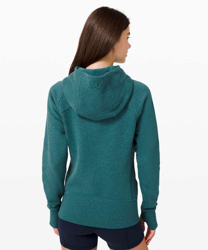 Lululemon Scuba Hoodie in Heathered Desert Teal - 8