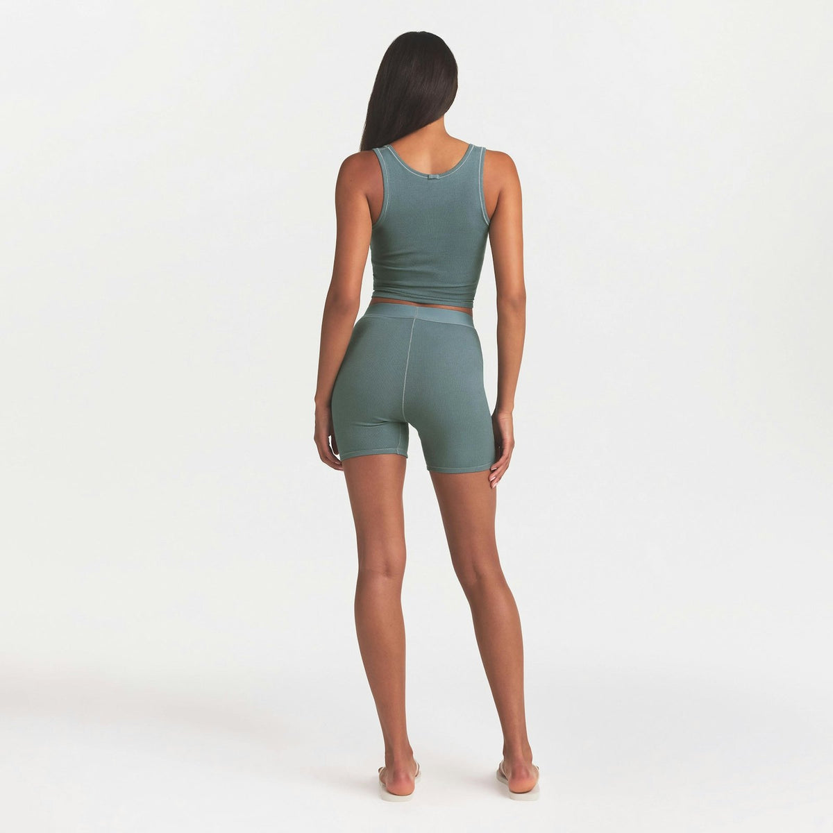 Skims Cotton Rib Tank in Kyanite - Small