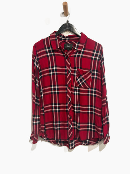 Rails Hunter Plaid Button Down in Red - Large