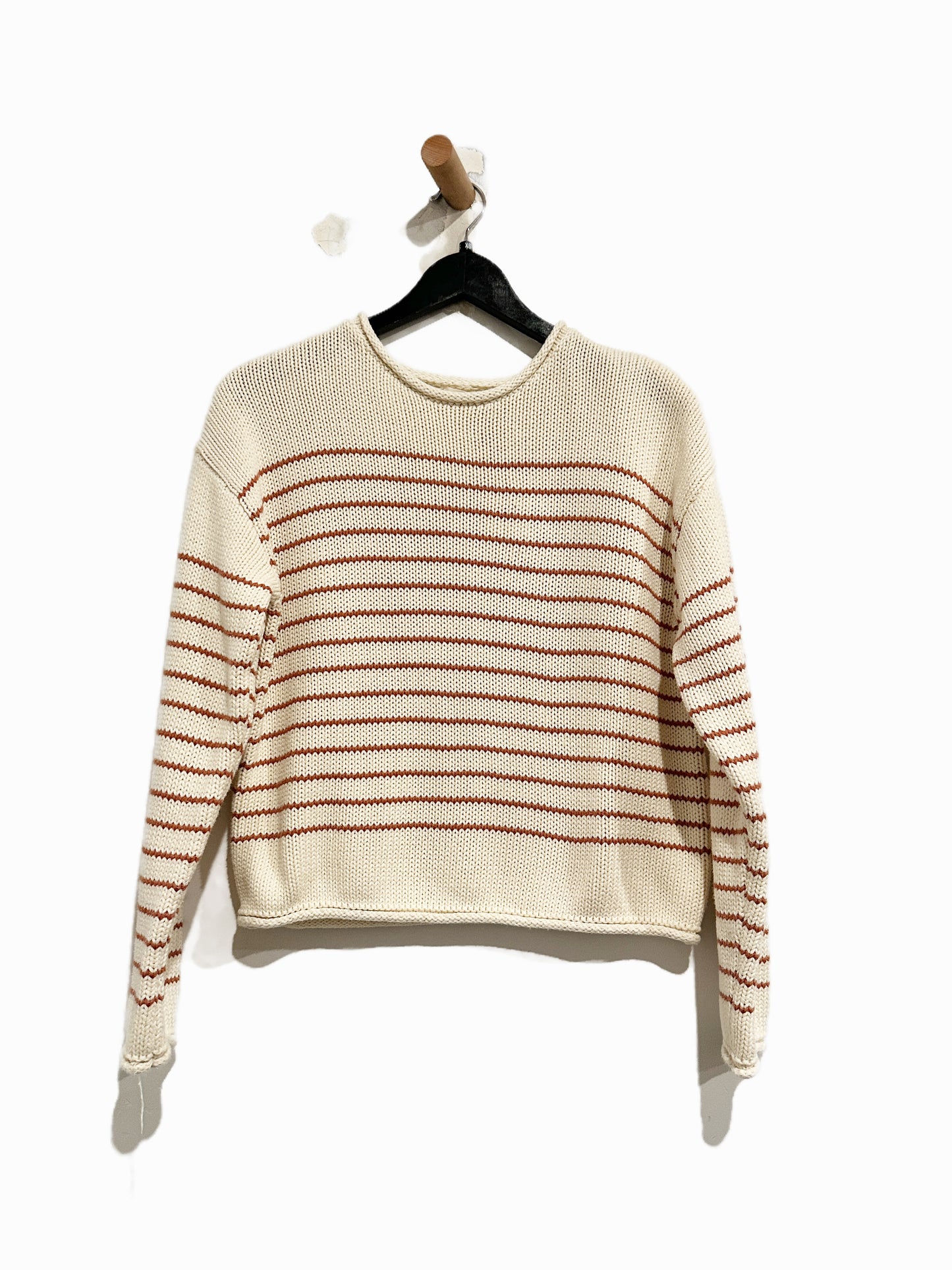 Rylee + Cru Jacques Sweater Poppy Stripe - XS