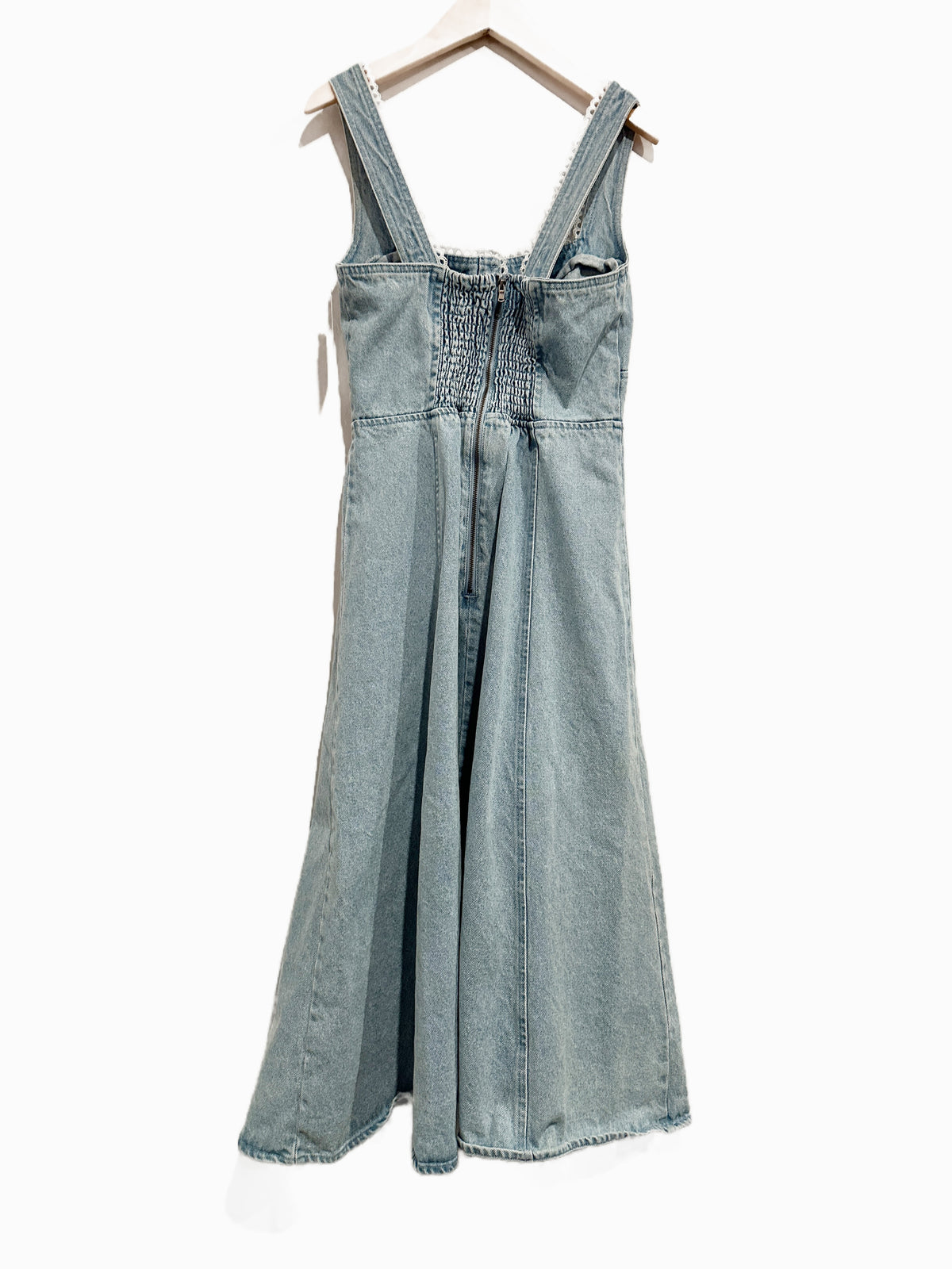 WAYF Denim Midi Dress - Small
