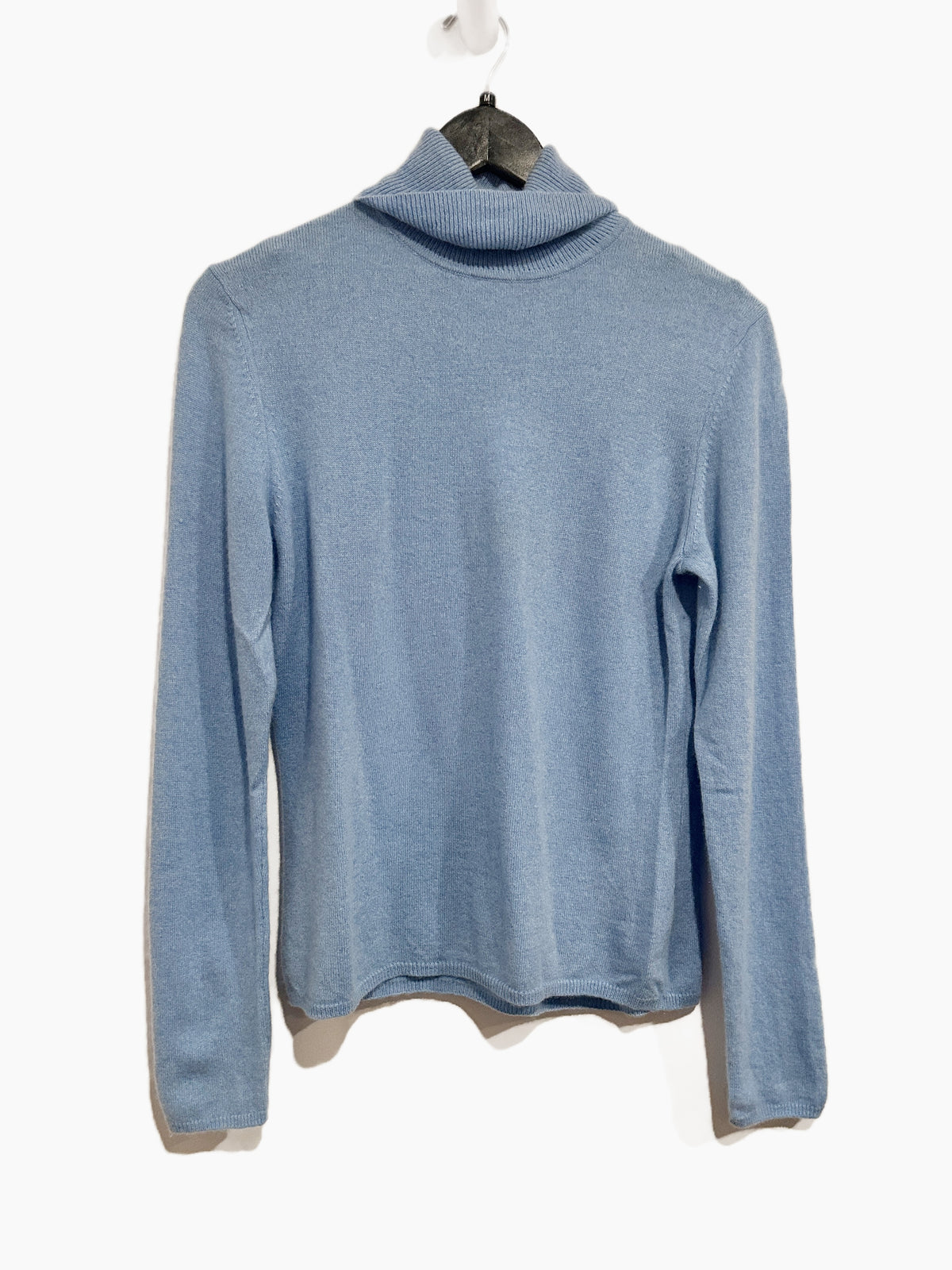 Charter Club Baby Blue Turtleneck Cashmere Sweater - Medium