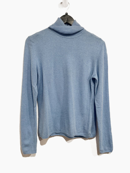 Charter Club Baby Blue Turtleneck Cashmere Sweater - Medium
