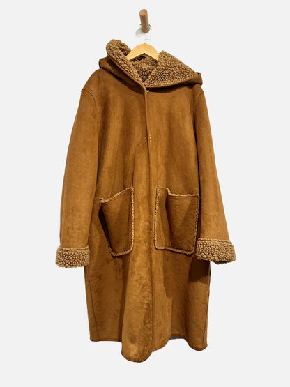 Michael Michael Kors Brown Shearling Coat - XL
