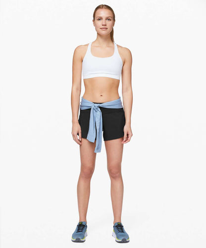 Lululemon Speed Up Short Long 4" in Black - 6