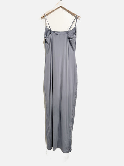 Skims Slate Blue Fits Everybody Long Slip Dress - XL