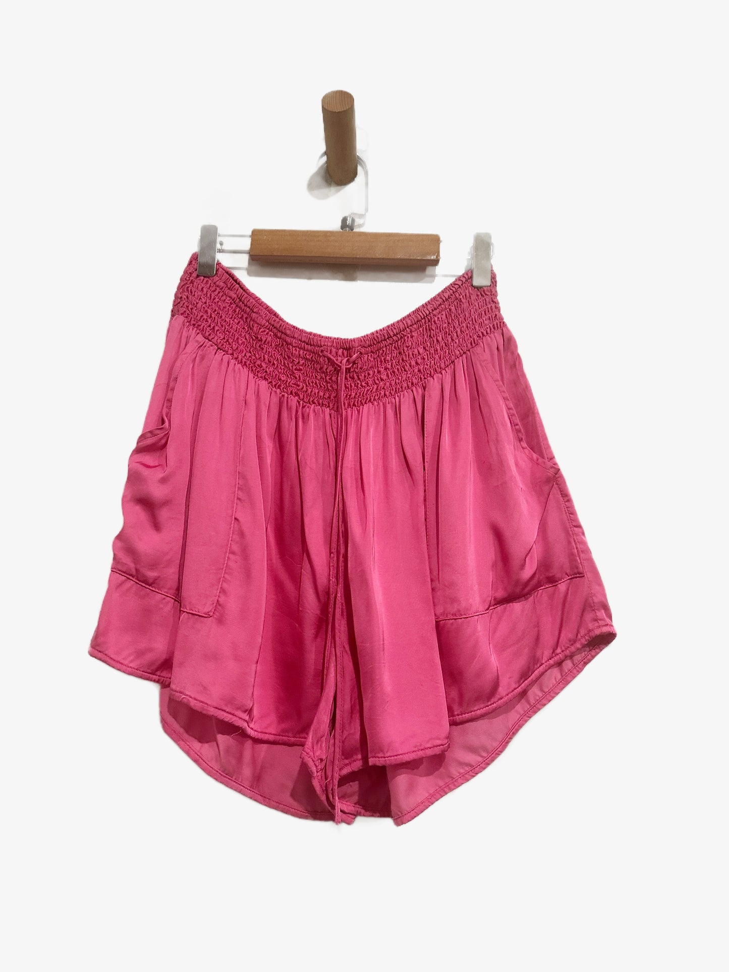 Aerie Hot Pink Satin Shorts - Small