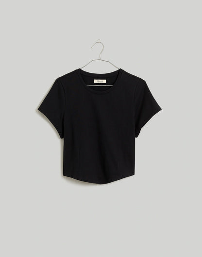 Madewell Black Darted Tee - Medium