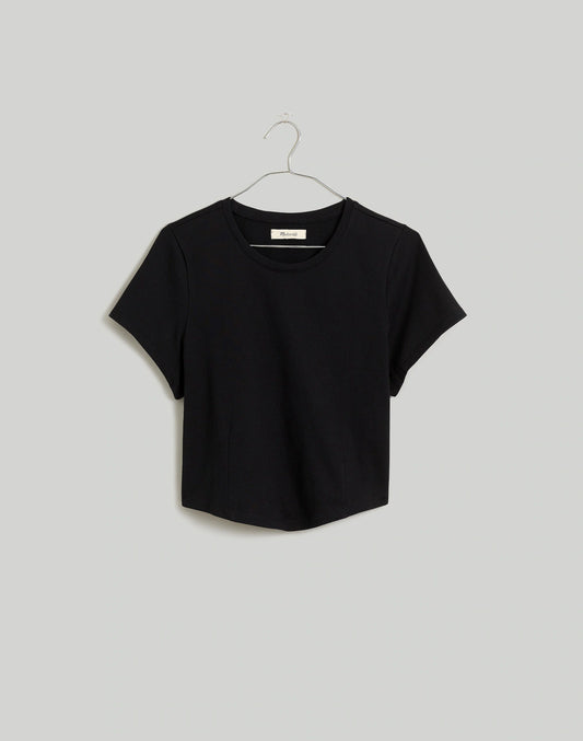 Madewell Black Darted Tee - Medium