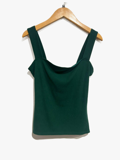Reformation Canyon Knit Tank in Emerald - Small