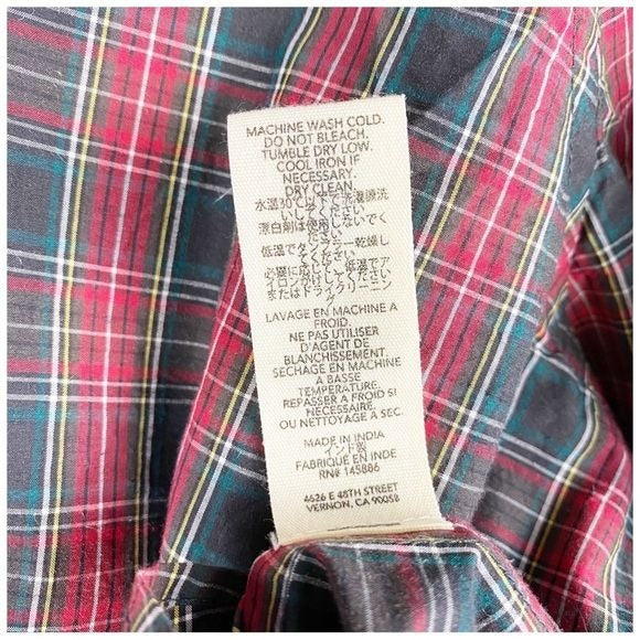 The Great Venetian Plaid Button Up Size 2/Medium