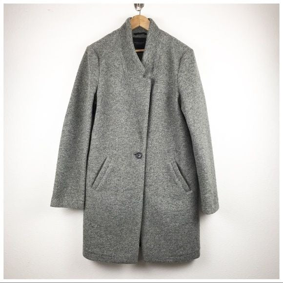 Scotch & Soda Tailored Coat in Heather Gray Size 3/Large