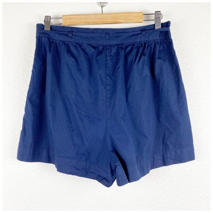 Jason Wu Navy Cotton Shorts Size Large