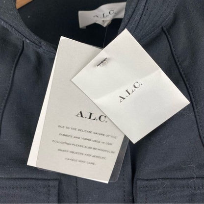 A.L.C. NWT Cropped Utility Black Jacket Size 8