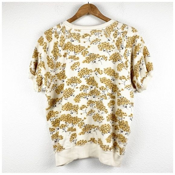 The GREAT Puff Sleeve Sweatshirt in Chamomile Floral Size - 1/Small