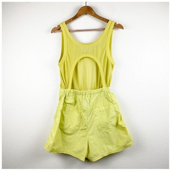 Free People Pacific Coast Hike Onesie in Lime Size Small