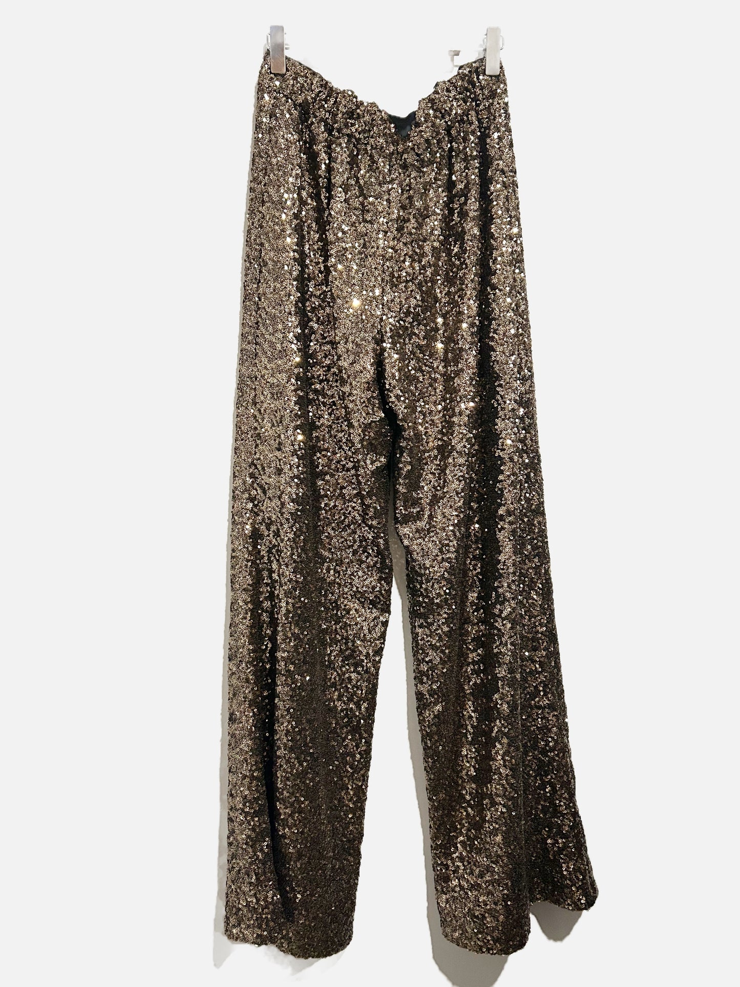 Banana Republic Gold Sequin Pants - XS