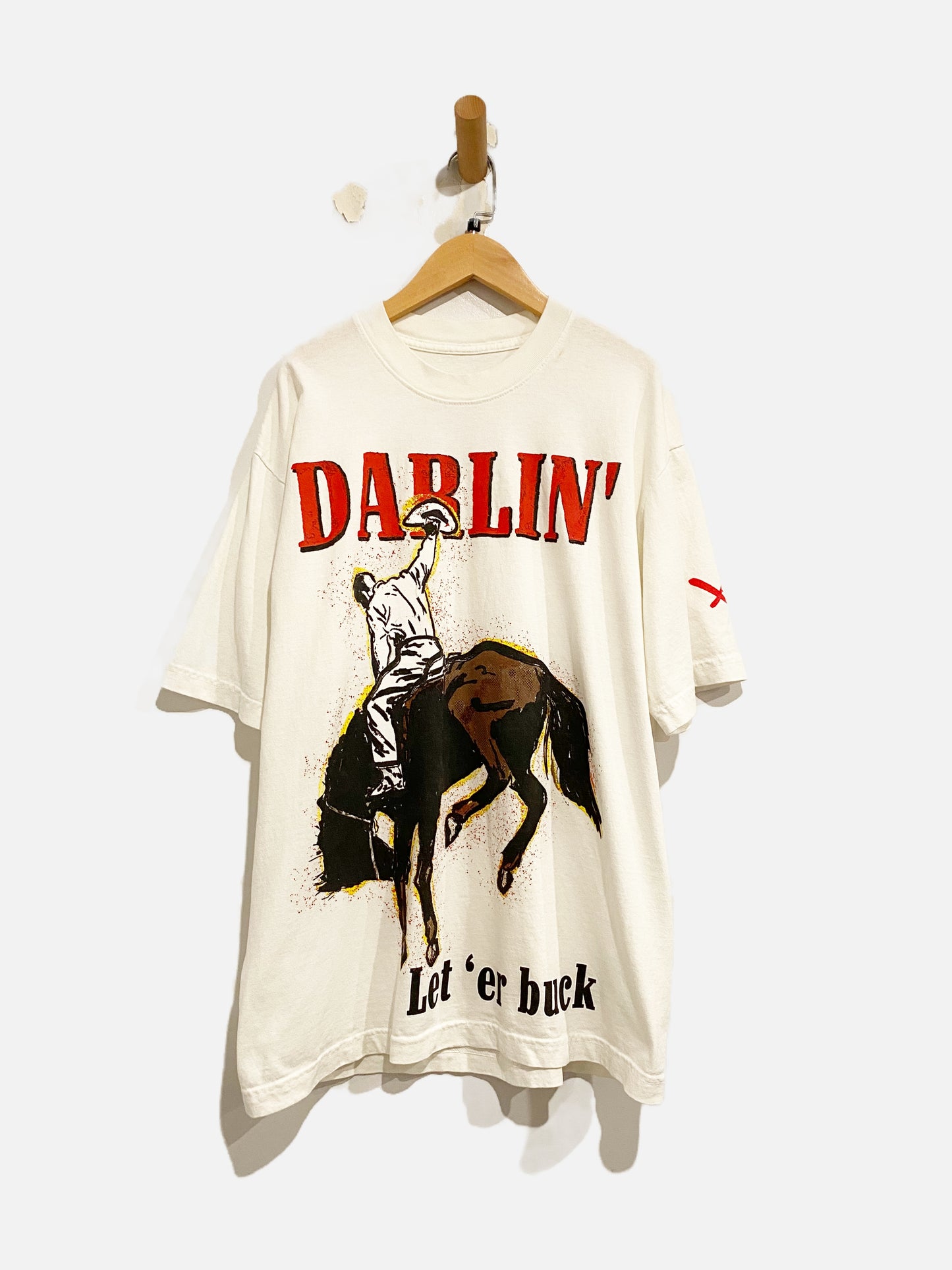 Darlin Let Er Buck Graphic Tee - Medium