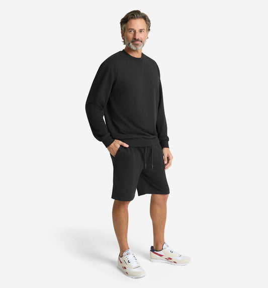 Goodlife Men's Black Crew Neck Sweatshirt- Medium