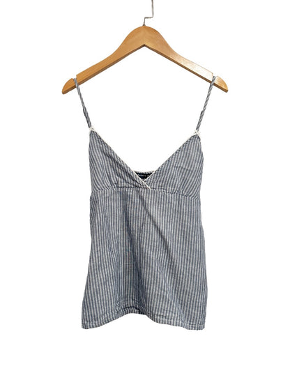 Brandy Melville Blue and White Striped Edith Tank