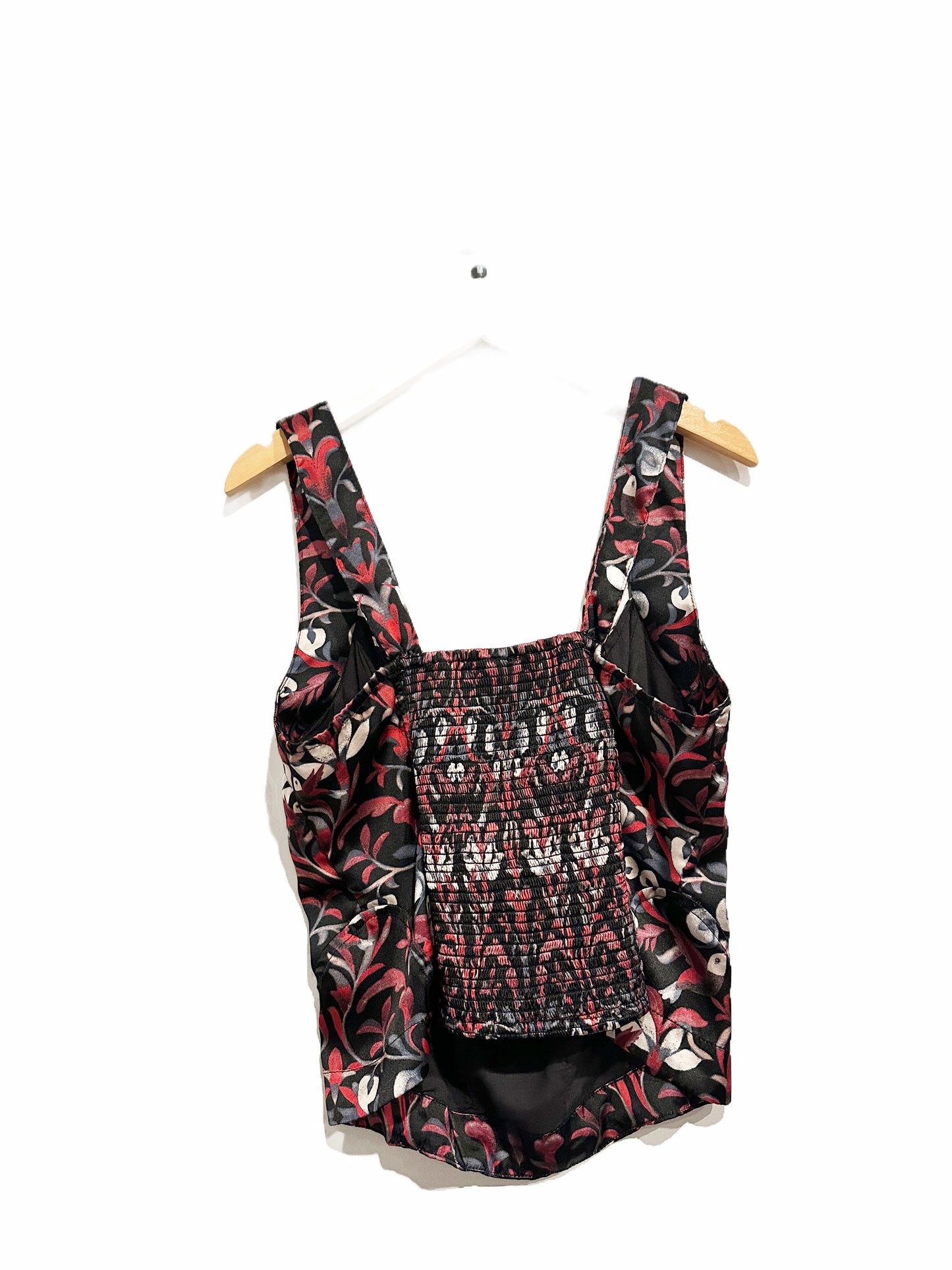 Free People Grace Corset Top in Black Combo - Medium