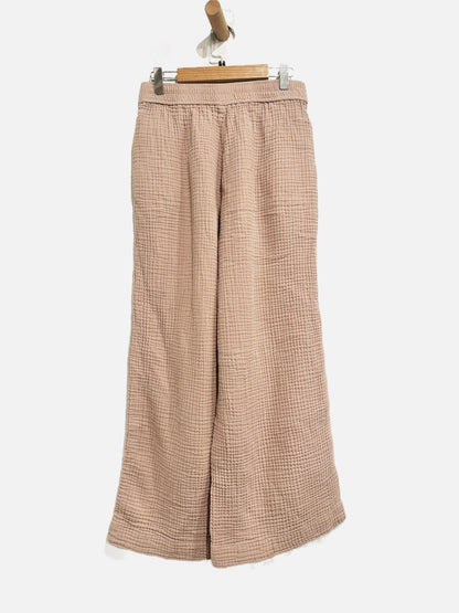Madewell The Untailored Wide-Leg Crop Pant in Warm Thistle - XS