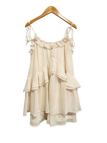 Altar’d State NWT Athena Flowy Romper in Cream - XXS