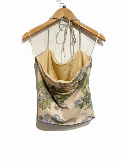 Edikted Garden Party Printed Halter Top - Small