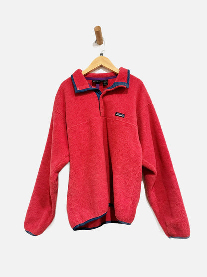 Patagonia Vintage Hot Pink Fleece Pull Over- Small