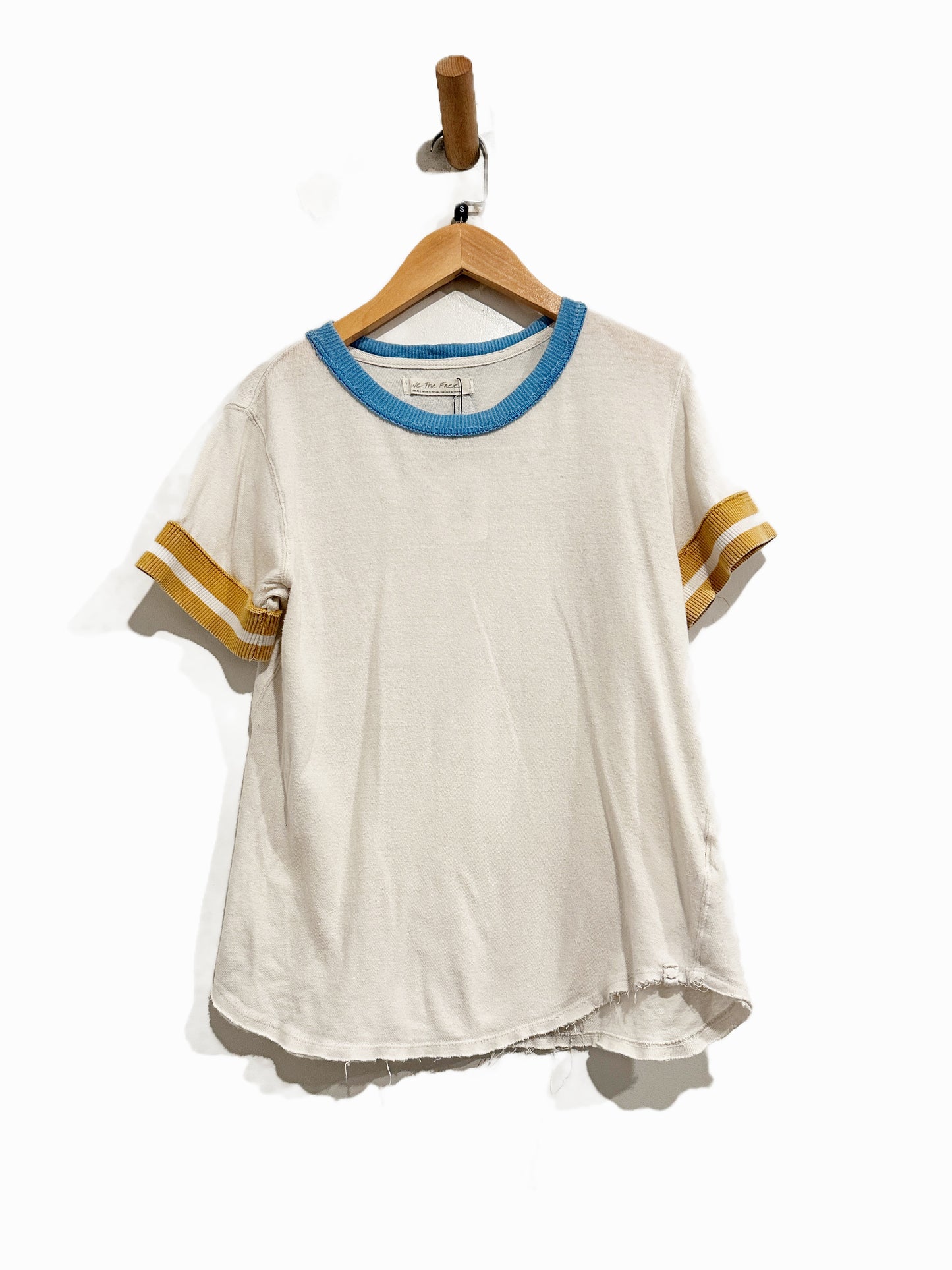 Free People Let’s Do This Ringer Tee  - Small