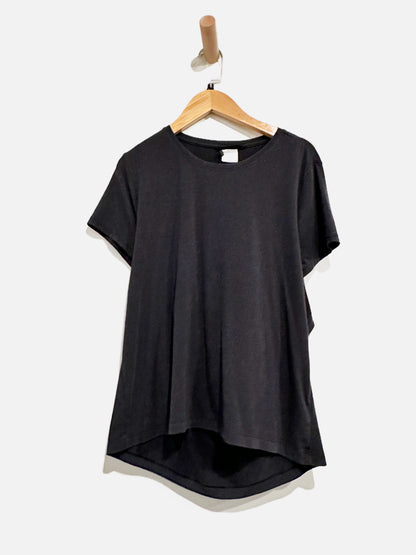 Athleta Air Out Black Cinch Tee - Small
