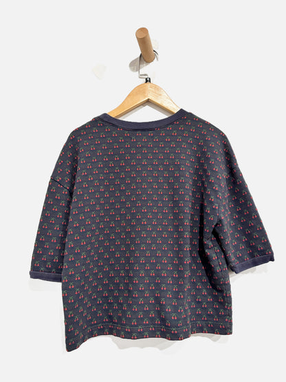 Madewell Navy Cherry T-Shirt - Small