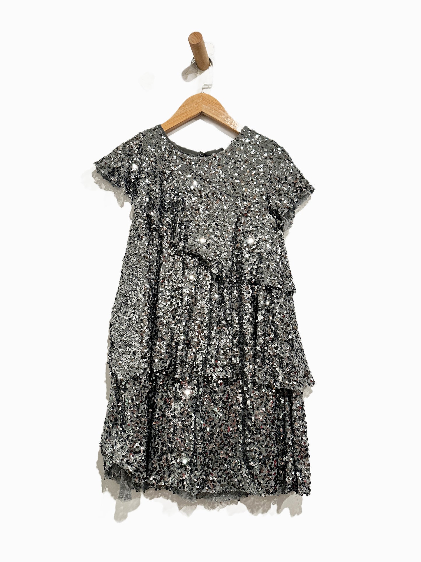 Zara Gray Sequin Dress - 11/12